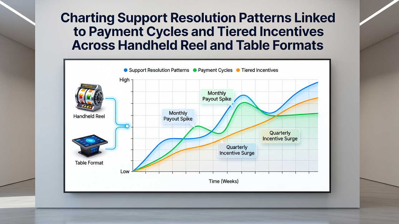 Diagramme zeigen Support-Resolutionen in Verbindung mit Zahlungszyklen und VIP-Stufen für mobile Slots und Tischspiele