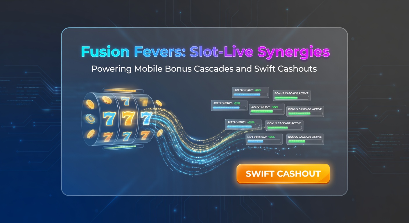 Dynamische Fusion von Slot-Maschinen und Live-Tischen auf mobilen Geräten mit kaskadierenden Boni und blitzschnellen Auszahlungen