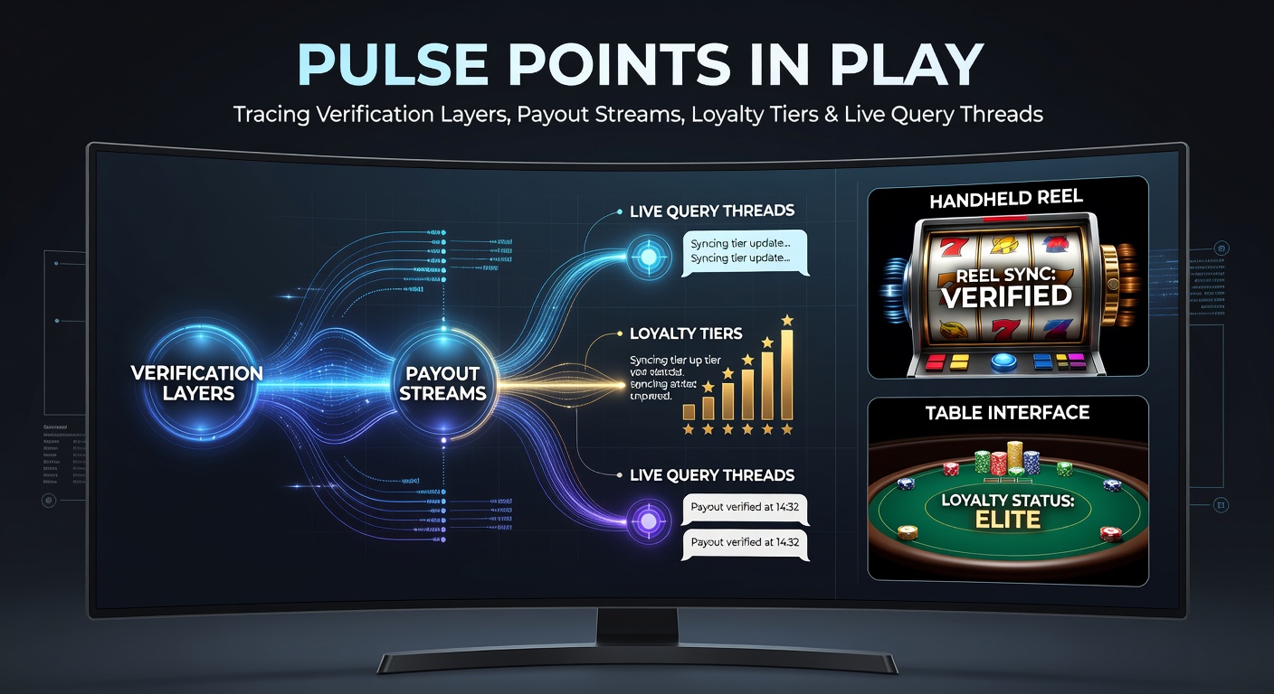 Darstellung der Synchronisation von Verifizierungsschichten mit Auszahlungsströmen und Loyalitätsstufen in mobilen Casino-Interfaces